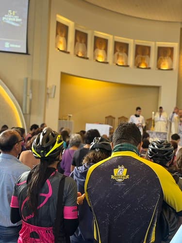 Santa Missa com benção dos ciclistas